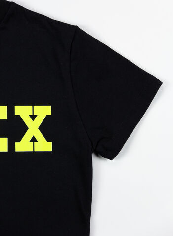 T-SHIRT LOGO RAGAZZO, 11028BLKLLIME, small
