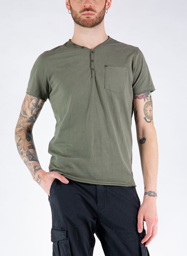 T-SHIRT SERAFINO TASCHINO, 180515 OLIVE, large