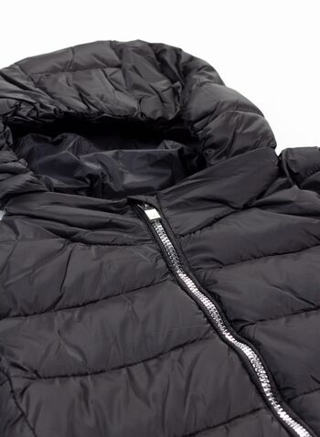 GIUBBOTTO CORTO CON CAPPUCCIO HATTIE GIRL RAGAZZA, 201XXP ASPHALT, small