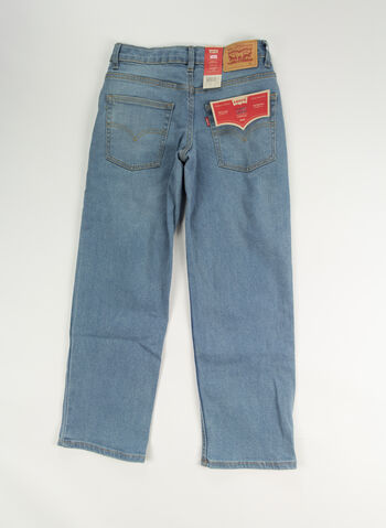 JEANS LOOSE TAPER STRETCH RAGAZZO, L3D CHIARO, small