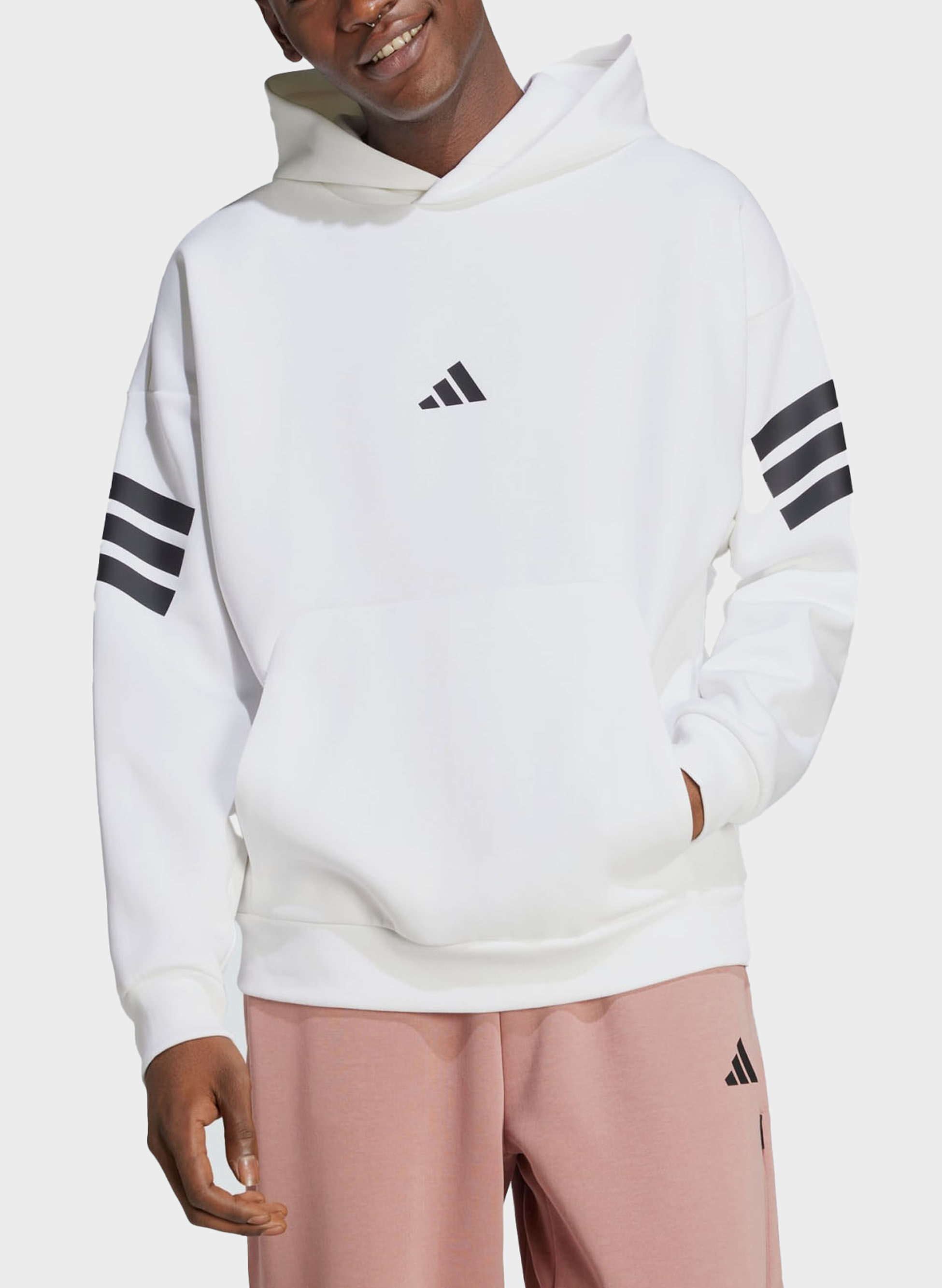FELPA HOODIE FUTURE ICONS 3-STRIPES L