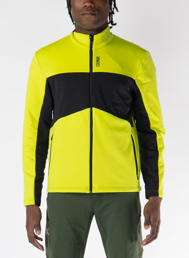 MAGLIA TERMICA 1/2 ZIP, 301 LIMEBLK, large