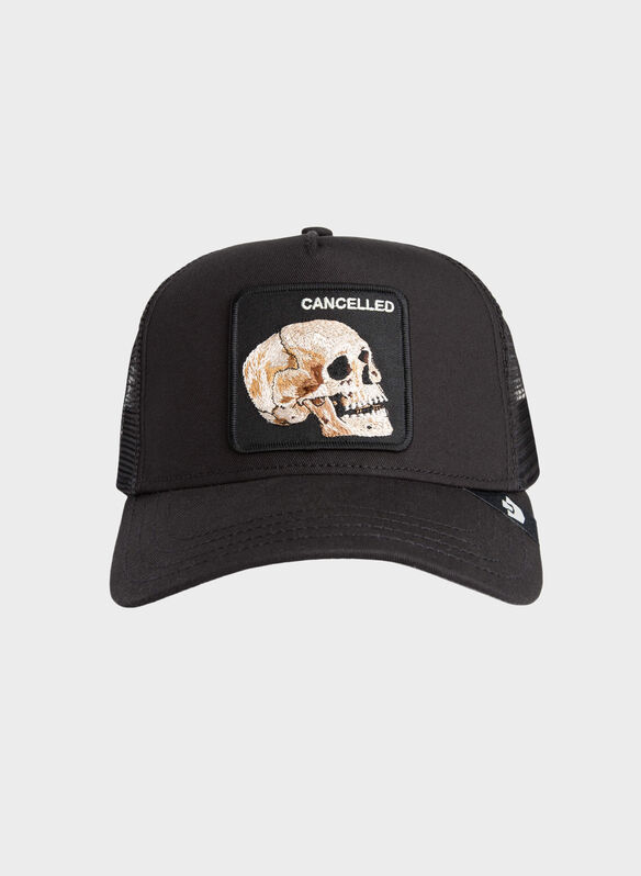 CAPPELLO THE CANCELLED SKULL TRUCKER, - BLK, medium