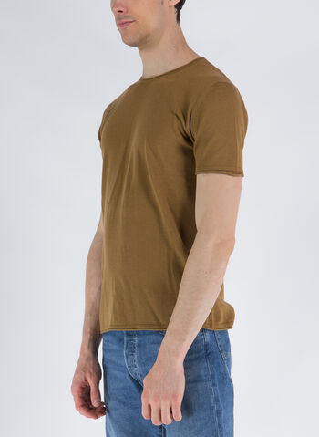 T-SHIRT IN MAGLIA, 0247 TABACCO, small