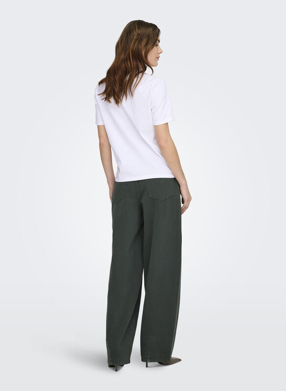 T-SHIRT NOOS FEJA BASIC, BRIGHT WHITE, medium