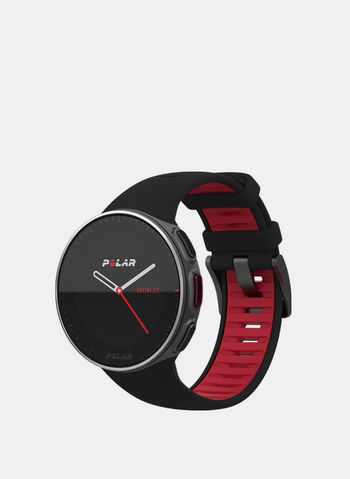 OROLOGIO VANTAGE V TITAN HR CON CINTURINO, BLKRED, small