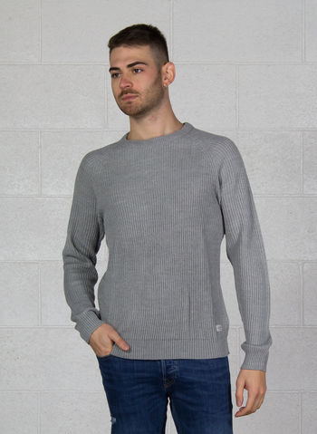 MAGLIONE PANNEL COSTE, LIGHT GREYMEL, small