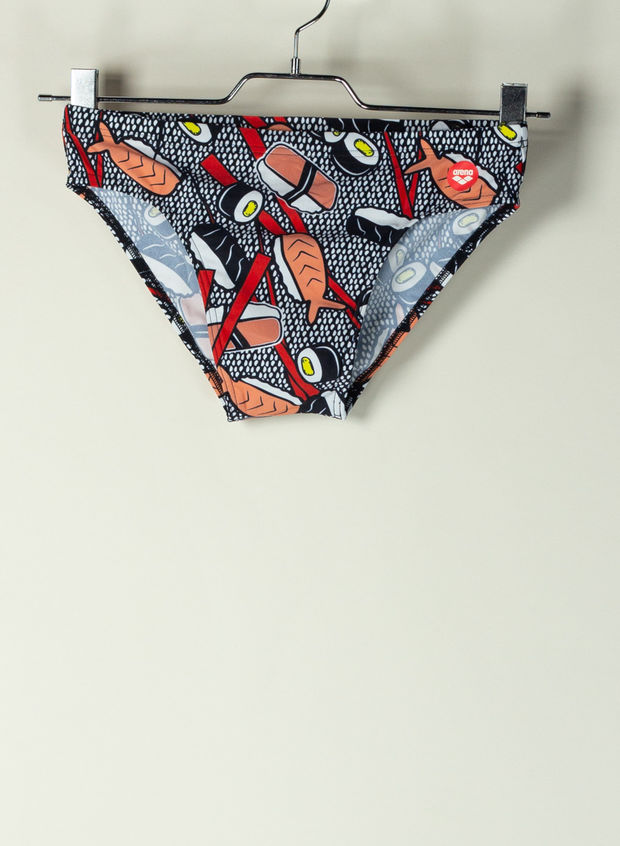 COSTUME SLIP SUSHI GRAPHIC, 550BLKMULTI, large