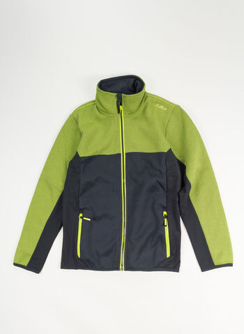 FELPA IN PILE KNIT-TECH RAGAZZO, 38ES ACIDOANTR, small