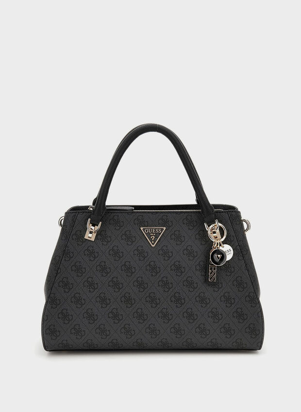BORSA A MANO NOELLE 4G LOGO, CLO BLK, large