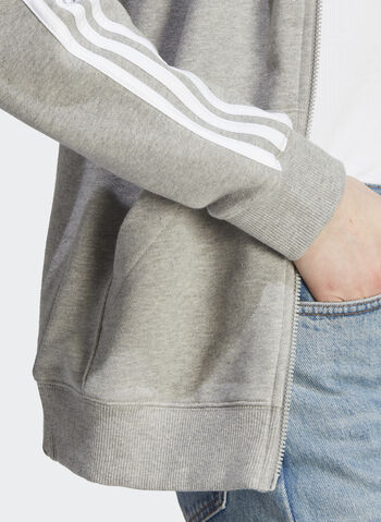 FELPA 3 STRIPES FULL ZIP FRENCH TERRY, GREY, small