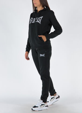 TUTA FULL ZIP CON CAPPUCCIO BIG LOGO, 2000 BLK, small