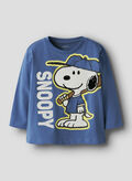 T-SHIRT SNOOPY BAMBINO, DELFT AZZURRO, thumb
