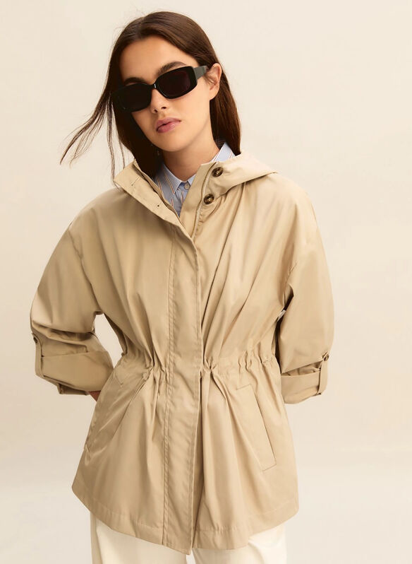 PARKA RECENTE, 002 BEIGE, medium