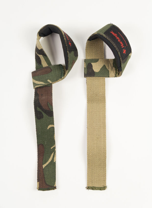 COPPIA LIFTING STRAPS PADDED COTTON 21,5, CAMOU, large