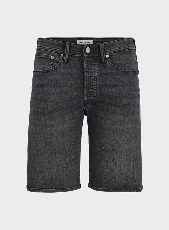 BERMUDA JEANS RICK, BLACK DENIM, medium