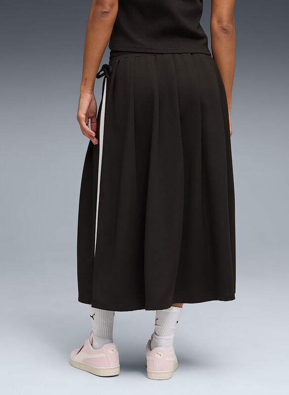 GONNA MIDI PLEATED, 01 BLK, medium