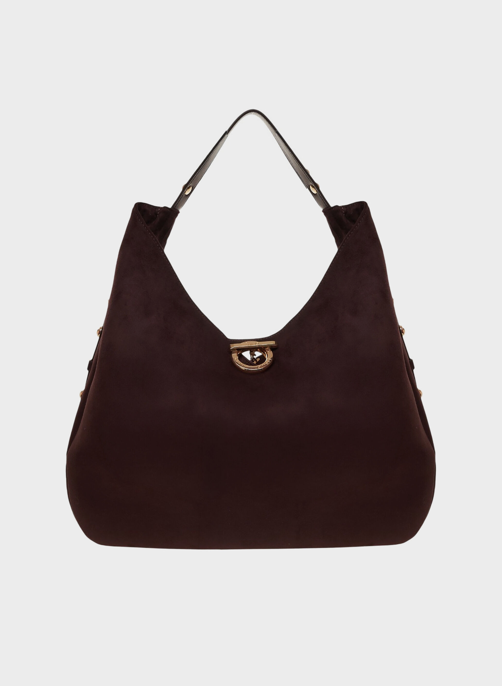 Borsa Hobo Grande Con Borchie