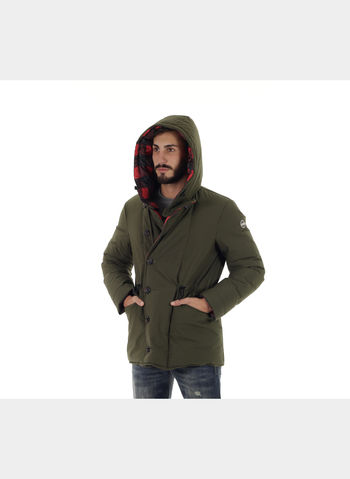 PIUMINO UOMO REVERSIBILE LUNGO , 187FORESTA, small