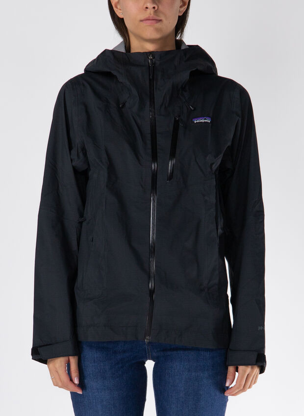 GIACCA FULL ZIP GRANITE CREST RAIN, BLK, large