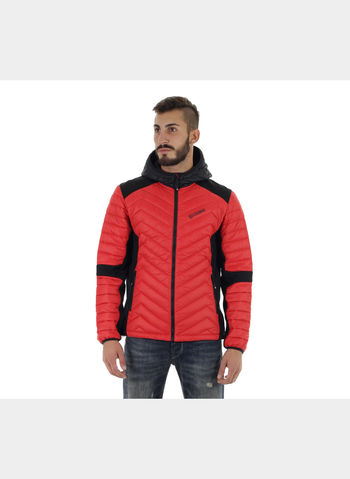 GIACCA A VENTO  IN OVATTA PACKABLE UOMO, 42RED, small