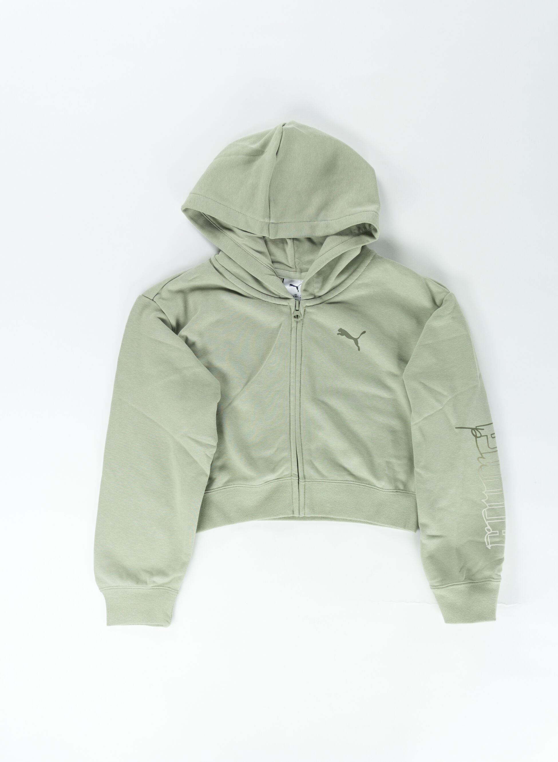 FELPA FULL ZIP CROP RAGAZZA 128