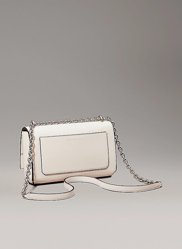 BORSA  FLAT CON LOGO, PBF BEIGE, medium