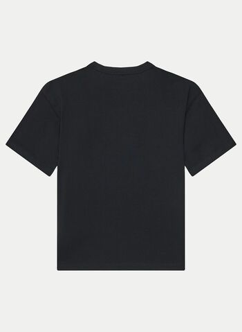T-SHIRT GRAPHIC LOGO RAGAZZO, BEH BLK, small