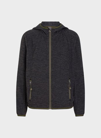 FELPA CHOCO FULL ZIP RAGAZZO, 935 BLK, small