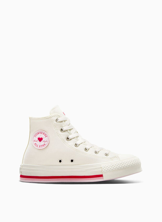 SCARPA CHUCK TAYLOR ALL STAR LIFT VALENTINE'S DAY PLATFORM RAGAZZA, 103 WHT, large