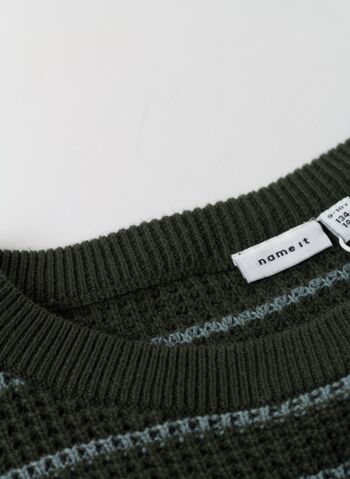 MAGLIONE NALLAN A RIGHE RAGAZZO, ROSIN, small