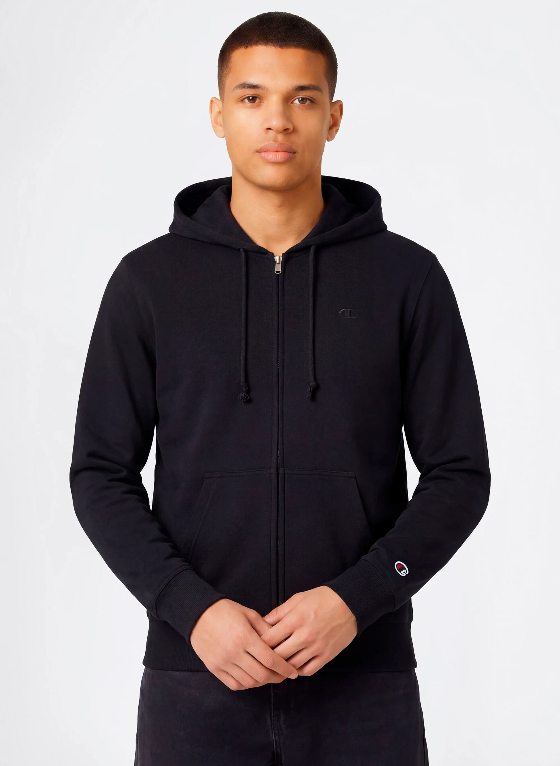 FELPA FULL ZIP ICONS TONAL MICRO LOGO M