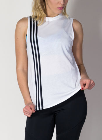 CANOTTA MUST HAVES 3-STRIPES, WHTBLK, small