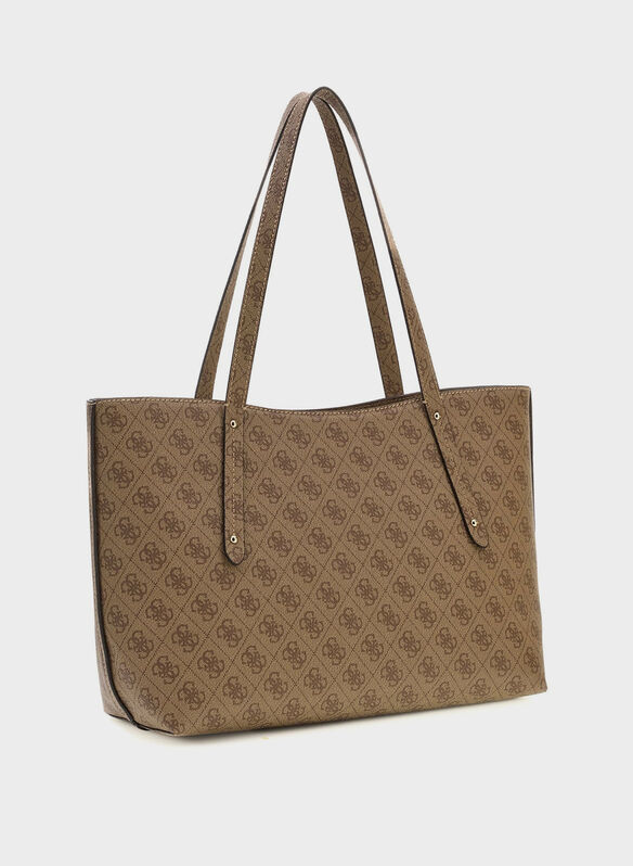 BORSA BRENTON SHOPPER SIGLATA, LTL LATTE, medium