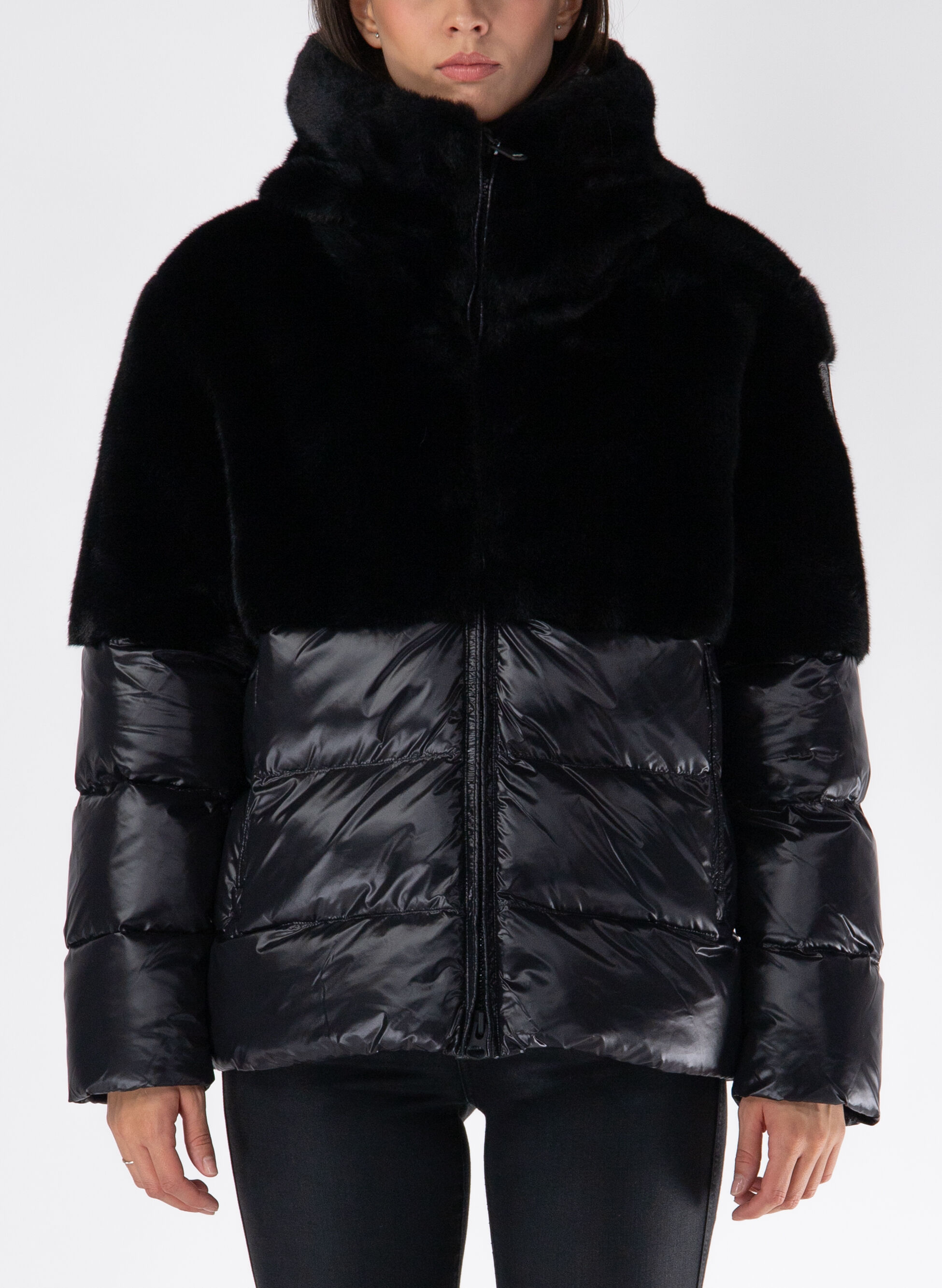 Piumino Corto Giubbotto Blauer Donna Piumino Blauer Grigio Blauer