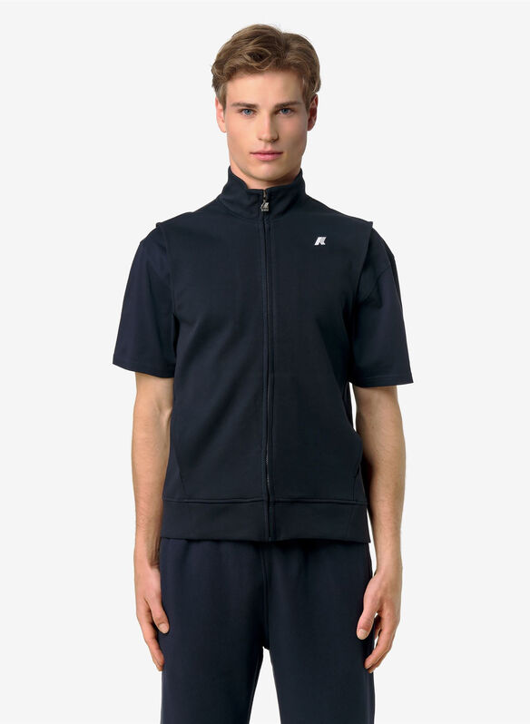 FELPA SMANICATA FULL ZIP KYLIAN, K89 NVY, medium