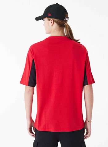 T-SHIRT NBA CHICAGO BULLS MESH, RED, small
