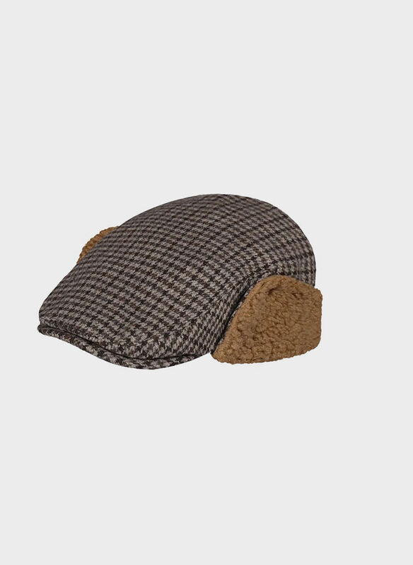 CAPPELLO MONSONITE INSERTO TEDDY, 0020 CHECK BROWN, medium