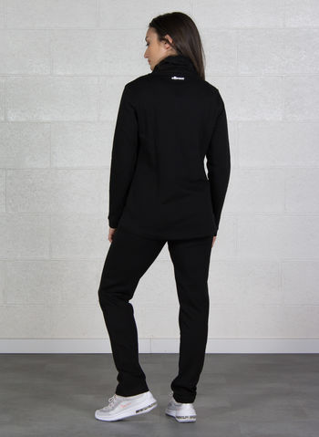 TUTA FULL ZIP HIGT GLITTER, 050BLK, small