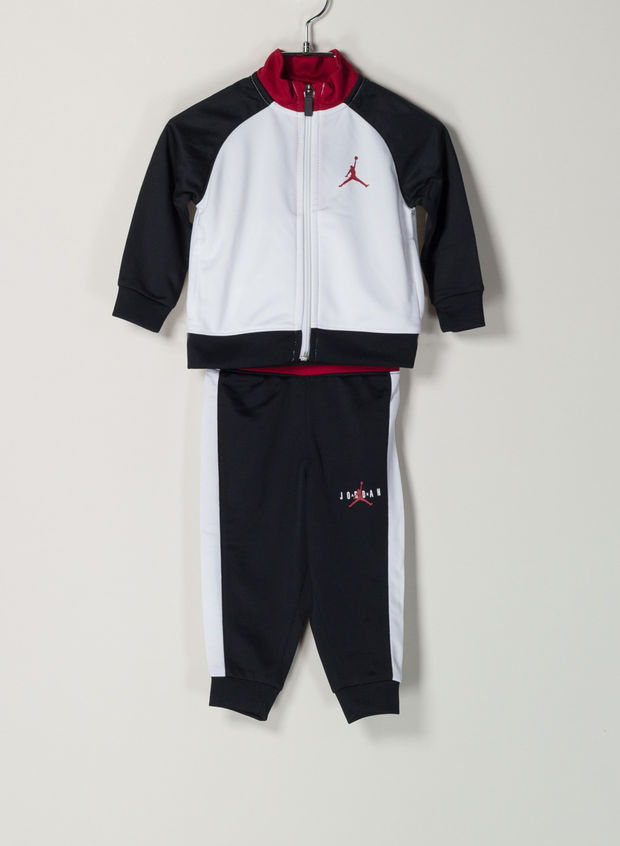 NIKE TUTA POLY JORDAN FULL ZIP BIMBO Bianco, Nero Bambino | Sport85
