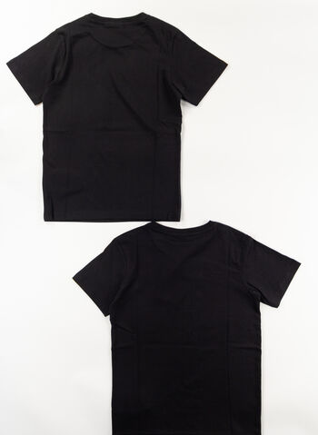 T-SHIRT BI-PACK MICRO LOGO RAGAZZO, KK001 BLKGREY, small