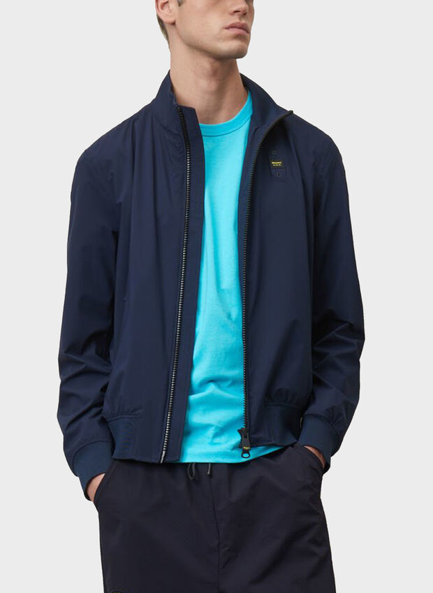 GIACCA BOMBER LEGGERO SFODERATO ALWIN, 888 NVY, large
