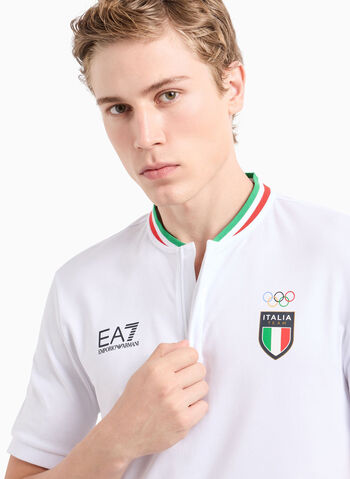 POLO NATURAL VENTUS7 ITALIA TEAM PARIS 2024, 1100 WHT, small