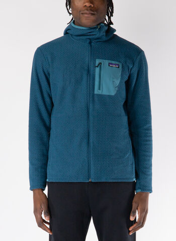 FELPA FULL ZIP R1 AIR, TIDAL TEAL, small