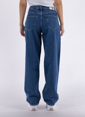 JEANS 90S STRAIGHT HIGH WAIST, 1BJ DENIM DARK, small
