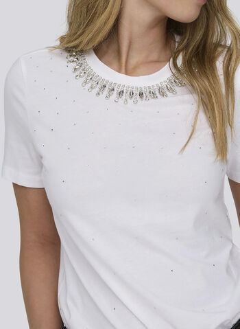 T-SHIRT JULIA HEART, BRIGHT WHITE, small