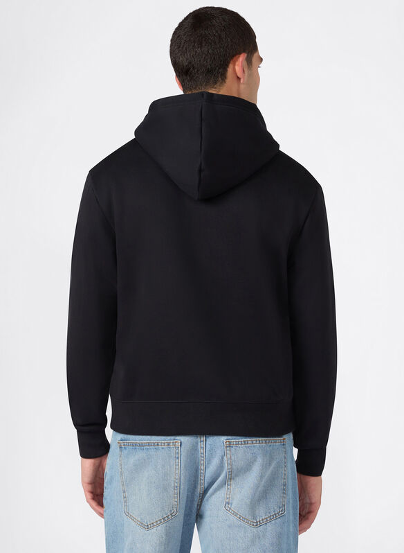 FELPA MODERN FULL ZIP, KK001 BLK, medium