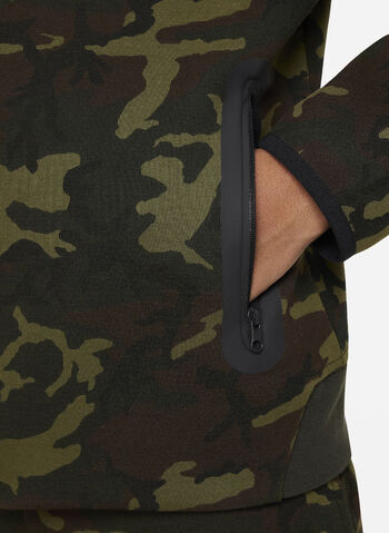 FELPA TECH CAMO FULL ZIP RAGAZZO, 010 BLK, small