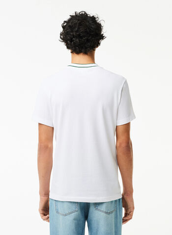 T-SHIRT GIROCOLLO, 001 WHT, small
