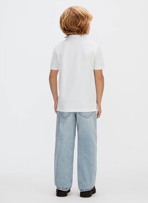 POLO PIQUET SOLID RAGAZZO, YAF WHT, medium